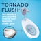 Toto TORNADO FLUSH Commercial Flushometer Wall-Mounted Toilet, Elongated Cotton White CT728CU#01 - alternate 8